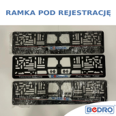 Ramka pod rejestracje